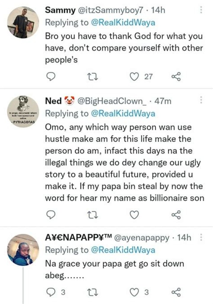 
“If Your Father Didn’t Hustle As Mine Did….” BBNaija’s Kiddwaya Stirs Reactions With His Advice To Nigerians 