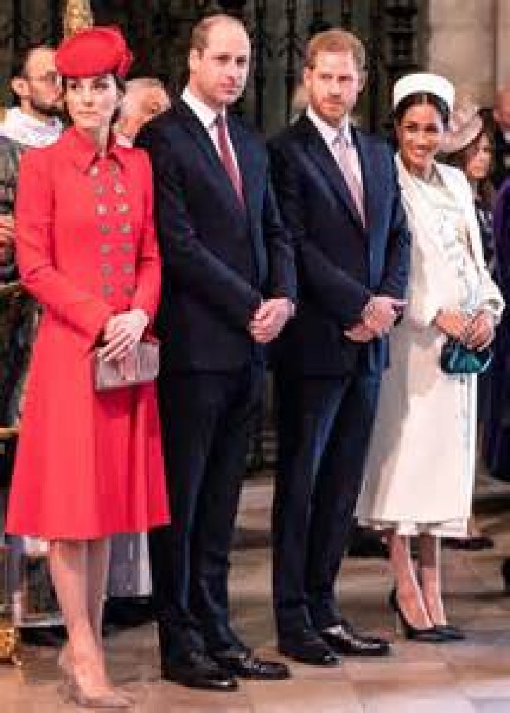 
Prince Harry and Prince William Walk Behind Queen Elizabeth II’s Coffin as It Leaves Buckingham Palace 