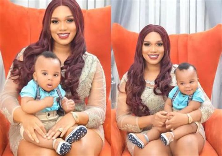 
Ubi Franklin’s Baby Mama, Sandra Iheuwa Reveals Son’s Face for the First Time as He Clocks Six Months 